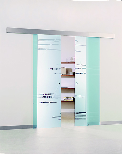 sürme sürgülü kayar cam kapı sistemi yavaş kapanan paslanmaz soft montaj 8450